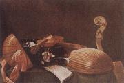 Evaristo Baschenis Self-Life with Musical instruments France oil painting reproduction